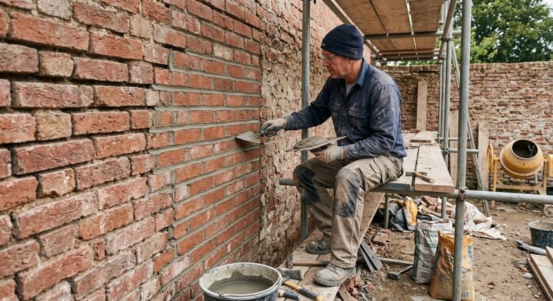 Our team working on Masonry Service projects in York, PA