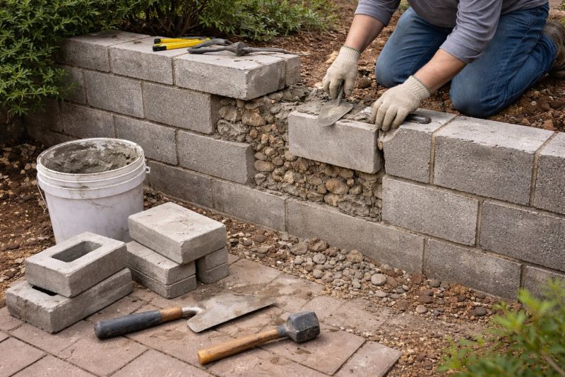 Block Wall Repair in York County, PA