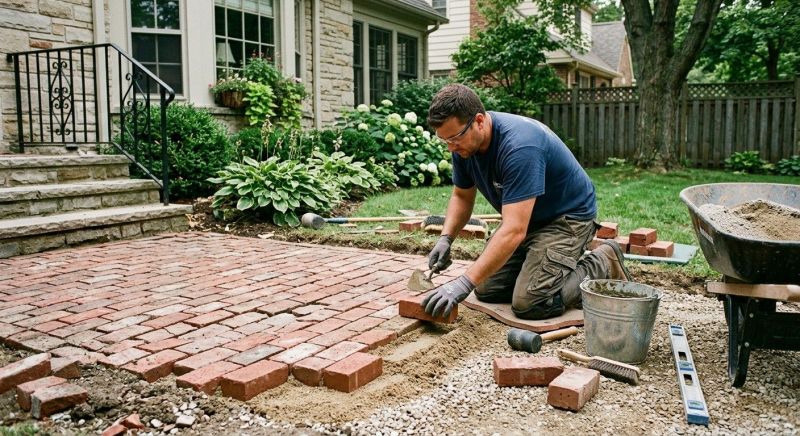 Brick Flatwork Repair in Hampstead, MD