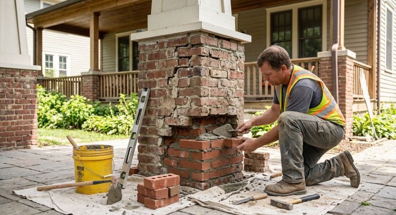 Brick Masonry Restoration in York, PA