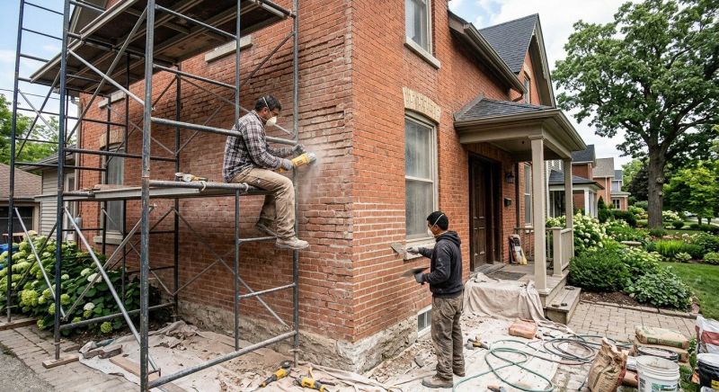 Brick Restoration in Glen Rock, PA