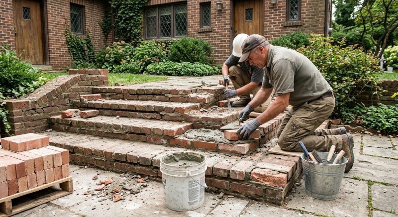 Brick Stairs Repair in Glenville, PA