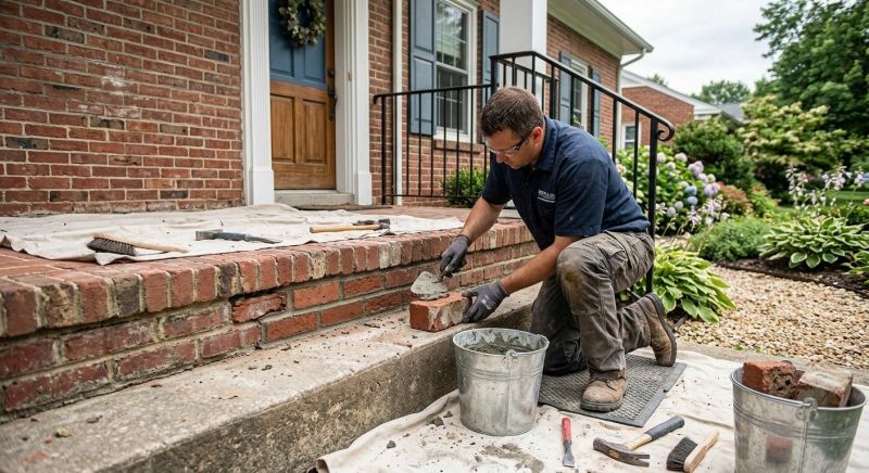 Brick Stairs Repair in New Freedom, PA