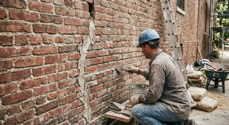Brick Wall Repair in Brogue, PA