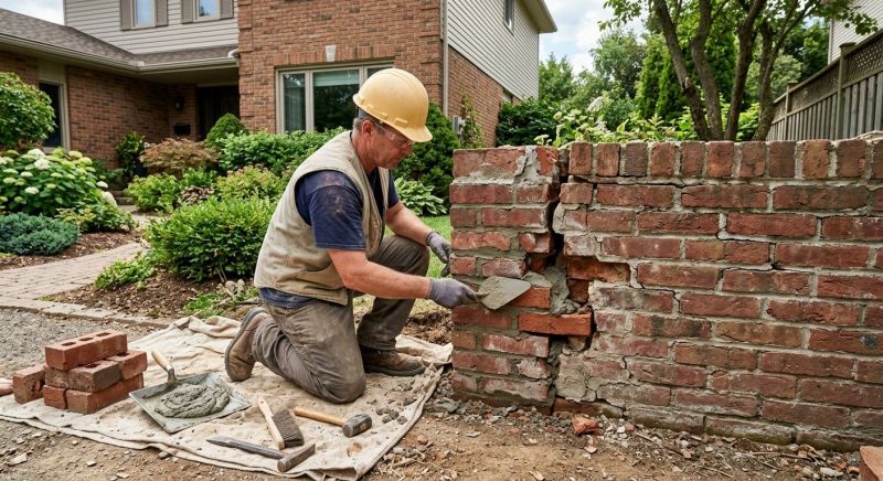 Brick Wall Repair in Wrightsville, PA