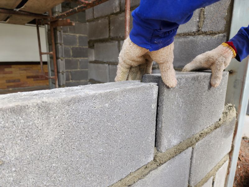 Cinder Block Wall Repair in New Cumberland, PA