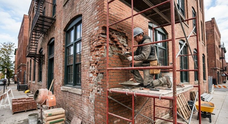 Commercial Brick Repair in York, PA