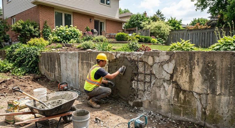 Retaining Wall Repair in Hanover, PA