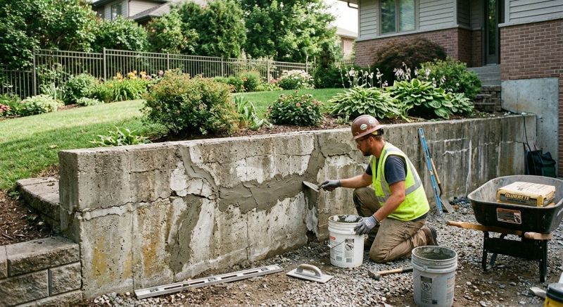 Retaining Wall Repair in Hanover, PA