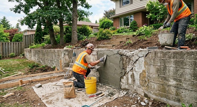 Retaining Wall Repair in Mount Joy, PA