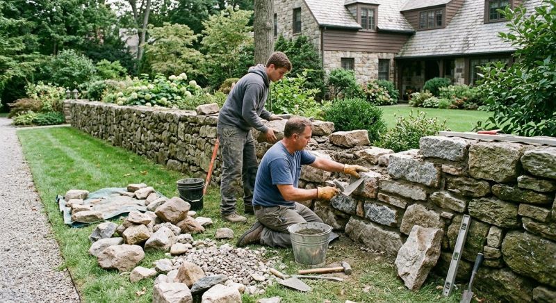 Retaining Wall Repair in Palmyra, PA