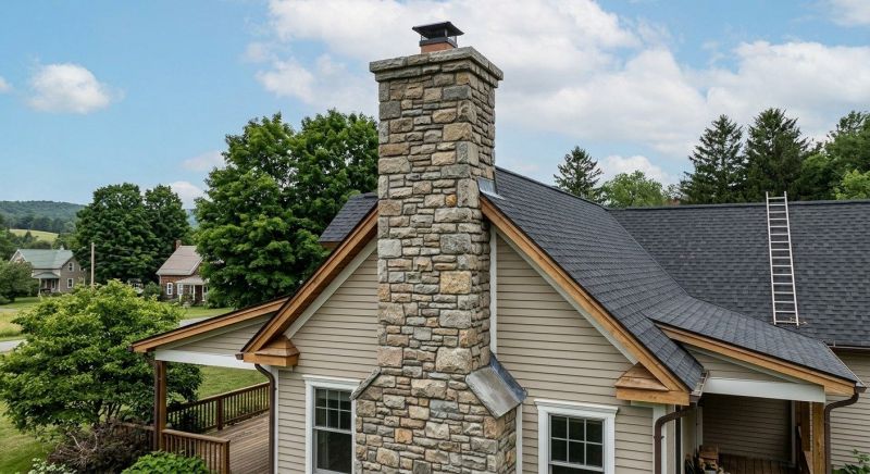 Stone Chimney Installation in York, PA