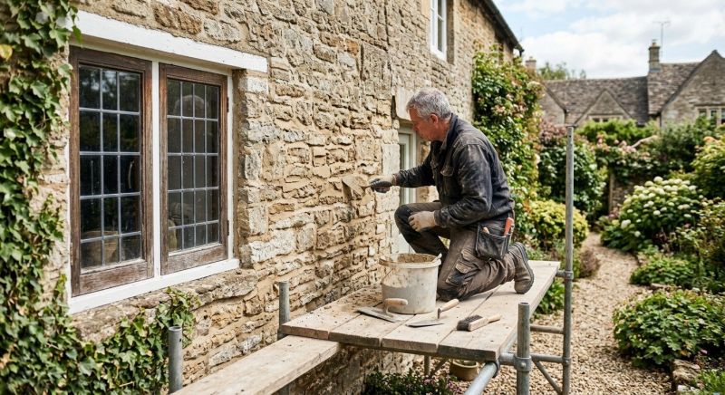 Stone Masonry Repair in Glen Rock, PA