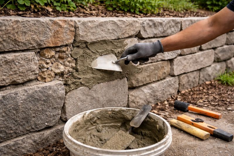 Stone Wall Repair in Etters, PA